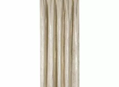 Zasłona gotowa na taśmie 140x270 RENIA welwetowa jasny beż z szampańskim przecieranym wzorem
