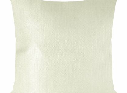 Poszewka żakardowa 45x45 SASHA kremowa z delikatnym błyszczącym nadrukiem