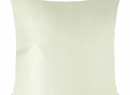 Poszewka żakardowa 45x45 SASHA kremowa z delikatnym błyszczącym nadrukiem