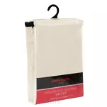 Zasłona gotowa na taśmie 140x270 SIBEL welwetowa Pierre Cardin kremowa jednokolorowa - 7