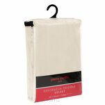 Zasłona na taśmie 140x270 SIBEL welwetowa Pierre Cardin kremowa jednokolorowa - 5