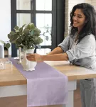 Bieżnik drukowany 40x140 SUMMER 11 liliowy jednobarwny - 5