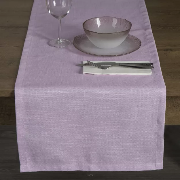 Bieżnik drukowany 40x140 SUMMER 11 liliowy jednobarwny