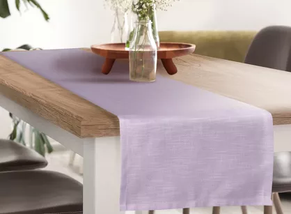 Bieżnik drukowany 40x140 SUMMER 11 liliowy jednobarwny