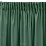 Zasłona gotowa na taśmie 140x270 SIBEL welwetowa Pierre Cardin ciemna mięta jednokolorowa - 4