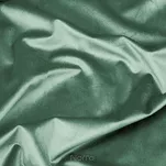 Zasłona gotowa na taśmie 140x270 SIBEL welwetowa Pierre Cardin ciemna mięta jednokolorowa - 3