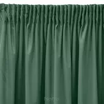 Zasłona gotowa na taśmie 140x270 SIBEL welwetowa Pierre Cardin ciemna mięta jednokolorowa - 5