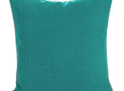 Poszewka jednokolorowa 45x45 GARDEN 3 turkusowa na taras wodoodporna