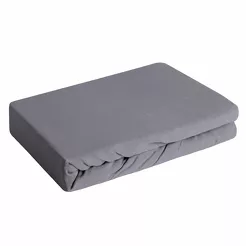 Prześcieradło z bawełny jersey 3 z gumką stalowe 120x200