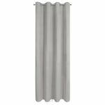 Zasłona na przelotkach 140x250 NITA welwetowa zaciemniająca stalowa jednokolorowa - 9