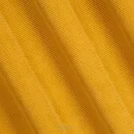 Zasłona gotowa na przelotkach 140x250 ELIZA welwetowa musztardowa jednokolorowa z drobnym wzorem - 4