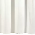 Zasłona na przelotkach 140x250 AURA welwetowa biała jednokolorowa zdobiona w górnej części falbanami - 4