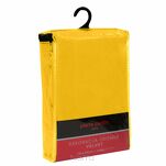 Zasłona na taśmie 140x270 SIBEL welwetowa Pierre Cardin musztardowa jednokolorowa - 5