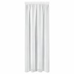 Firana na taśmie 140x270 LUCY biała z gładkiego woalu - 11