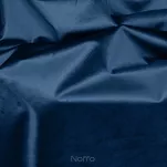Zasłona gotowa na taśmie 140x270 SIBEL welwetowa Pierre Cardin granatowa jednokolorowa - 3