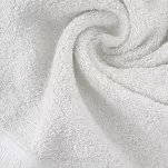 Komplet ręczników EVI Pierre Cardin białe zdobione bordiurą w kolorze ręcznika z logo marki z kolekcji Premium - 2