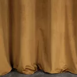 Zasłona na przelotkach 140x250 MELANIE welwetowa miodowa o aksamitnej strukturze - 8