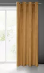 Zasłona na przelotkach 140x250 MELANIE welwetowa miodowa o aksamitnej strukturze - 6