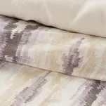 Pościel satynowa 160x200 NIKA 24 beżowa o stonowanej kolorystyce - 5