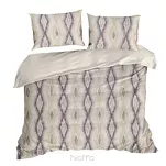 Pościel satynowa 160x200 NIKA 24 beżowa o stonowanej kolorystyce - 3