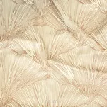 Zasłona na przelotkach 140x250 GOJA zaciemniająca Pierre Cardin kremowa z modnym motywem złotych liści miłorzębu - 9