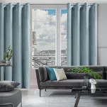 Zasłona na przelotkach 140x250 ROSA welwetowa morska Design 91 - 12