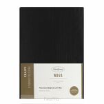 Prześcieradło satyna bawełniana bez gumki NOVA 1 czarne 160x210 - 4