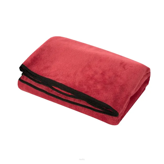 Ręcznik plażowy 80x160 IGA szybkoschnący czerwony z mikrofibry