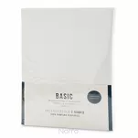Prześcieradło z bawełny renforce z gumką 180x200 białe BASIC - 5