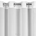 Firana na przelotkach 295x160 ARLETA biała z szyfonu z delikatnym połyskiem - 4