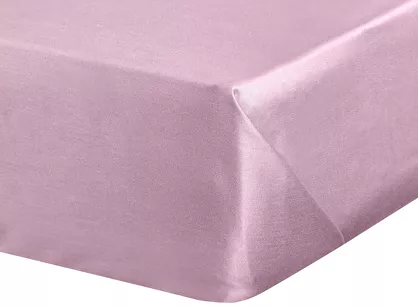 Prześcieradło satyna bawełniana bez gumki NOVA 1 ciemny róż 220x210