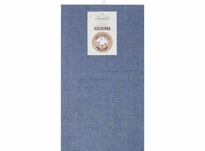 Komplet ścierek kuchennych 2x50x70 KARIN niebieskie w pasy z bawełny