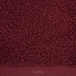 Ręcznik 50x90 GŁADKI 2 bordowy 500 g/m2 - 2