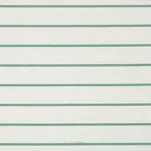 Pościel satynowa 220x200 RAYA biała miętowa w paseczki - 4