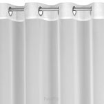 Firana na przelotkach 350x270 ARLETA biała z szyfonu z delikatnym połyskiem - 4