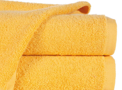Ręcznik bawełniany 50x90 GŁADKI 2 jednokolorowy żółty
