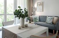 Obrus welwetowy 140x220 MELINDA beżowy wykończony mankietem - 6