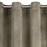 Zasłona gotowa na przelotkach 140x250 ROSA welwetowa brązowa Design 91 - 5