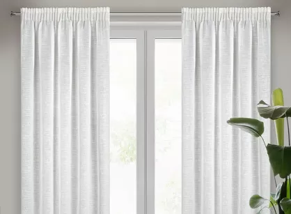 Zasłona na taśmie 140x270 KELSI w stylu eko o naturalnym splocie