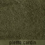 Ręcznik 70x140 EVI Pierre Cardin ciemna oliwka zdobiony bordiurą w kolorze ręcznika z logo marki - 3