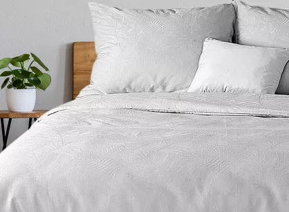 Pościel bawełniana 160x200 DAMASK biała z adamaszku żakardowy wzór z kolekcji Diva Line