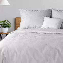 Pościel bawełniana 160x200 DAMASK biała z adamaszku żakardowy wzór z kolekcji Diva Line