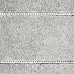 Ręcznik 70x140 MARI stalowy z welurową bordiurą w pasy 500 g/m2 - 2