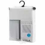 Firana na przelotkach 300x250 VIOLA biała z etaminy z delikatnym połyskiem - 10