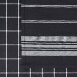 Komplet ścierek kuchennych 2x50x70 RUBI stalowe w pasy z bawełny - 2