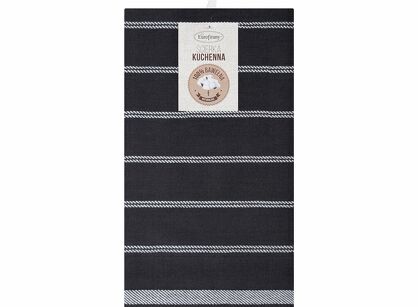 Komplet ścierek kuchennych 2x50x70 RUBI stalowe w pasy z bawełny