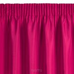 Zasłona na taśmie 140x270 RITA jednokolorowa amarantowa z miękkiej tkaniny - 4