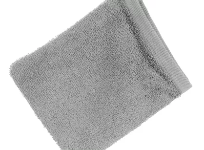 Rękawica bawełniana 16x21 GŁADKA 2 jednokolorowa stalowa