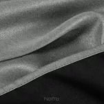 Zasłona na przelotkach 140x250 SELINA zaciemniająca stalowa z błyszczącą nicią - 3