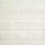 Ręcznik bawełniany 30x50 DAMLA kremowy gładki z subtelną bordiurą - 2